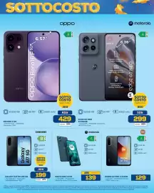 Volantino Euronics Bruno Pagina 9: Motorola Moto G06 4/128 €139,00, OPPO Reno16 F 5G €429,00