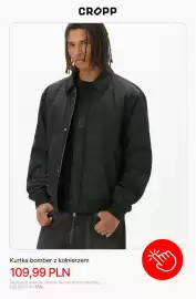 Cropp gazetka tydzień 41 Strona 10: Kurtka bomber z kołnierzem Cropp €109,99