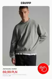 Cropp gazetka tydzień 41 Strona 2: Jasnoszary sweter Cropp €69,99