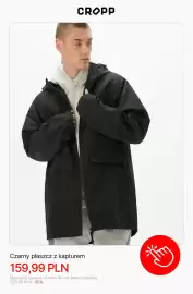 Cropp gazetka tydzień 41 Strona 4: Czarny płaszcz z kapturem Cropp €159,99