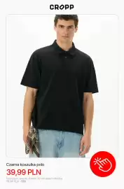 Cropp gazetka tydzień 41 Strona 9: Czarna koszulka polo Cropp €39,99