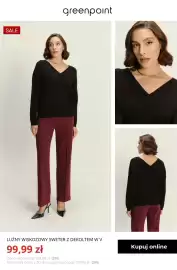 Greenpoint gazetka tydzień 41 Strona 10: Luźny wiskozowy sweter z dekoltem w V Greenpoint €99,99