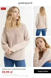 Greenpoint gazetka tydzień 41 Strona 2: Sweter casual w beżowym kolorze Greenpoint €59,99