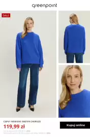 Greenpoint gazetka tydzień 41 Strona 5: Ciepły niebieski sweter oversize Greenpoint €119,99