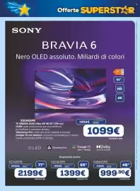 Volantino Euronics Pagina 15: TV BRAVIA OLED Ultra HD 4K €1.099,00