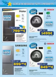 Volantino Euronics Pagina 2: Asciugatrice Bosch €1.499,00, Bosch Asciugatrice WQG243D9 €849,90