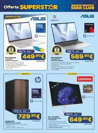 Volantino Euronics Pagina 26: ASUS Notebook Vivobook 16 €589,90, Asus Notebook Vivobook F1504MA-BQ657W €449,90