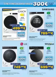 Volantino Euronics Pagina 3: Whirlpool Asciugatrice C WD 96M WBS €699,90, Asciugatrice LG €749,90