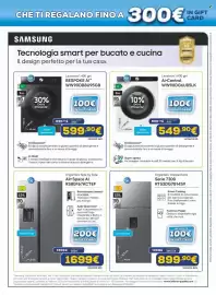 Volantino Euronics Pagina 34: Lavatrice Ai-Control €549,90, Lavatrice 1.400 giri BESPOKE AI €599,90