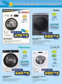 Volantino Euronics Pagina 4: Haier Asciugatrice HD100C367GU1 €699,90, Hisense Asciugatrice DH3S902BW3 €549,90