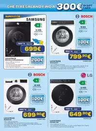 Volantino Euronics Pagina 5: Lavatrice LG F4NX5011TKB €649,90, Bosch lavatrice €799,90