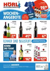 Hörl Getränke Prospekt woche 41 Seite 4: Jameson Irish Whiskey €16,99, BACARDI €12,99