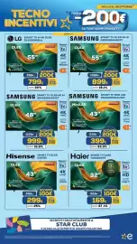 Volantino Euronics Tufano Pagina 15: Hisense SMART TV QLED 43E79S €299,00, LG SMART TV AI 4K OLED OLED55B65LA €799,00