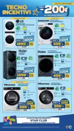 Volantino Euronics Tufano Pagina 19: Hisense asciugatrice €399,99, Hisense lavasciuga WD3S8043BW3 €399,99