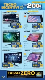 Volantino Euronics Tufano Pagina 4: Samsung Monitor Gaming Odyssey G5 - G55T LC34G55TW €239,99
