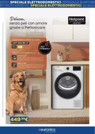 Volantino Euronics Pagina 5: Asciugatrice a pompa di calore HPT 93D BS IT Hotpoint Ariston €449,99
