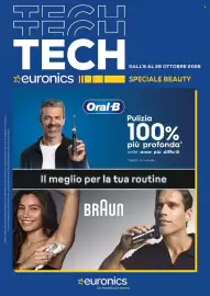 Volantino Euronics Pagina 1: בות ہے لى רת ୮ CH NJ225 *euronics III TECH Oral-B DALL'8 AL 28 OTTOBRE 2026 SPECIALE BEAUTY