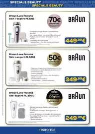 Volantino Euronics Pagina 7: Braun Luce Pulsata Skin i-expert PL5210 €349,99, Braun Luce Pulsata Skin i-expert PL7211 €449,99