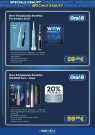 Volantino Euronics Pagina 9: Oral-B Spazzolino Elettrico iO3 DUO Nero - Rosa €99,99