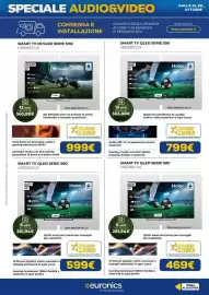 Volantino Euronics Pagina 10: Haier QLED 65" €799,00, Haier MiniLED 65" €999,00