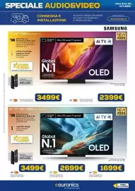 Volantino Euronics Pagina 8: Samsung OLED TV €2.399,00, Samsung 4K Smart TV €3.499,00