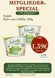 LPG Biomarkt Prospekt woche 41 Seite 12: Sojade Löffelkefir Natur €1,39