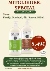 LPG Biomarkt Prospekt woche 41 Seite 17: Sante Family Duschgel €8,49