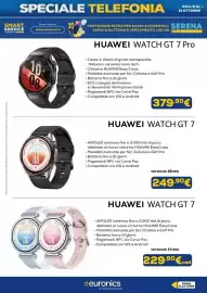 Volantino Euronics Pagina 15: Huawei Watch GT 7 €249,90, Huawei Watch GT 7 €229,90