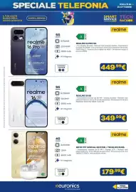 Volantino Euronics Pagina 4: Realme 16 5G €349,99, Realme Note 70T Special Edition €179,99