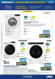 Volantino Euronics Pagina 12: Lavasciuga ProWash&Dry 400 Candy €699,99, Lavasciuga Haier HWD50-BP12307U-S €649,99