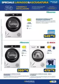 Volantino Euronics Pagina 6: Asciugatrice a pompa di calore - Serie 4 WTH85208II Bosch €479,99