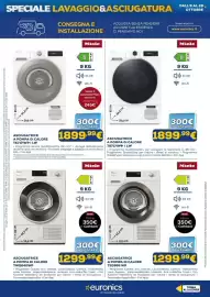 Volantino Euronics Pagina 8: Asciugatrice a pompa di calore Miele TED655 WP €1.299,99