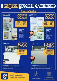 Volantino AmiCo Shop Pagina 4: Frigorifero DeLonghi €399,00, Frigorifero Indesit €299,00