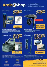 Volantino AmiCo Shop Pagina 7: Rasoio per il corpo Remington BHT250 €29,90, Rowenta Ferro a caldaia VR5430 €94,90