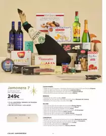 Catálogo El Corte Inglés Página 22: Rifacli - jamonera 7 €249,00, Caixa amb pernil 7 €249,00