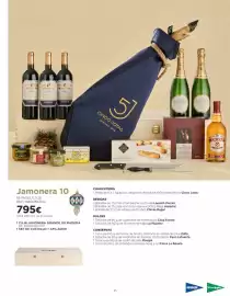 Catálogo El Corte Inglés Página 25: Paco lafuente - jamonera 10 €795,00, Laurent perrier - caixa amb pernil 10 €795,00