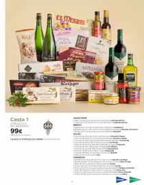 Catálogo El Corte Inglés Página 27: Cesta 1 €99,00, 1 botella de cava brut reserva €99,00