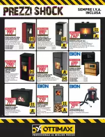 Catalogo Ottimax Pagina 2: Stufa a legna Alma €990,00, Stufa a pellet Oriana 'ermetica' €890,00