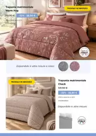 Volantino Kasanova Pagina 12: Trapunta matrimoniale Check €39,90, Trapunta matrimoniale Warm Hug €39,90
