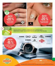 Globus leták Strana 33: Hodinky všech značek a řemínky značky olympia, Zlaté šperky značky switch