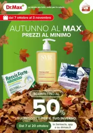 Volantino Dr.Max Pagina 1: Dr.Max+ La salute per tutti, tutto per la salute. 00 dal 7 ottobre al 3 novembre MIGLIORE INSEGNA