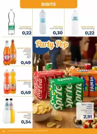 Volantino Moderna Pagina 34: San Benedetto Allegra €0,49, San Pellegrino bevande aranciata chinò cocktail zero €0,49