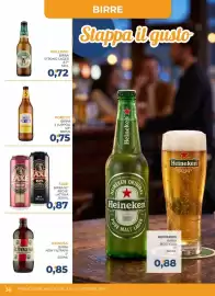 Volantino Moderna Pagina 36: Faxe birra €0,87, Birra Tre Luppoli Poretti €0,75