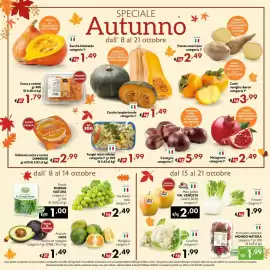Volantino Eurospesa Pagina 4: Funghi misti trifolati €1,99, Zucche lunghe/tonde categoria 1ª €1,49