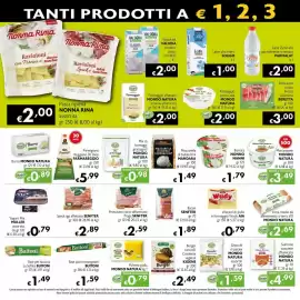 Volantino Eurospesa Pagina 6: Burger vegetale KIOENE €2,49, Bacon SENFTER €1,89