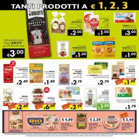 Volantino Eurospesa Pagina 8: Nutella €6,99, Frollini MONDO NATURA €1,89