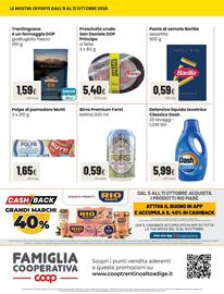 Volantino Coop famiglia cooperativa Pagina 2: Trentingrana grattugiato fresco €1,59, Polpa di pomodoro Mutti €1,65
