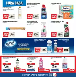 Volantino Coop Trentino Pagina 13: Detergente attivo con candeggina Cif €1,79, Carta da forno Casa Coop €1,49