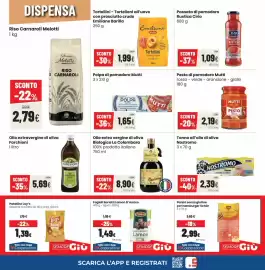 Volantino Coop Trentino Pagina 9: Polpa di pomodoro Mutti €1,65, Olio extra vergine di oliva Biologico La Colombara €8,90