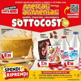 Volantino Mercati Alimentari Pagina 1: Stella Latte €0,98, Gocciolo Chocolate €1,79